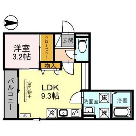 ルミナス室町の物件間取画像